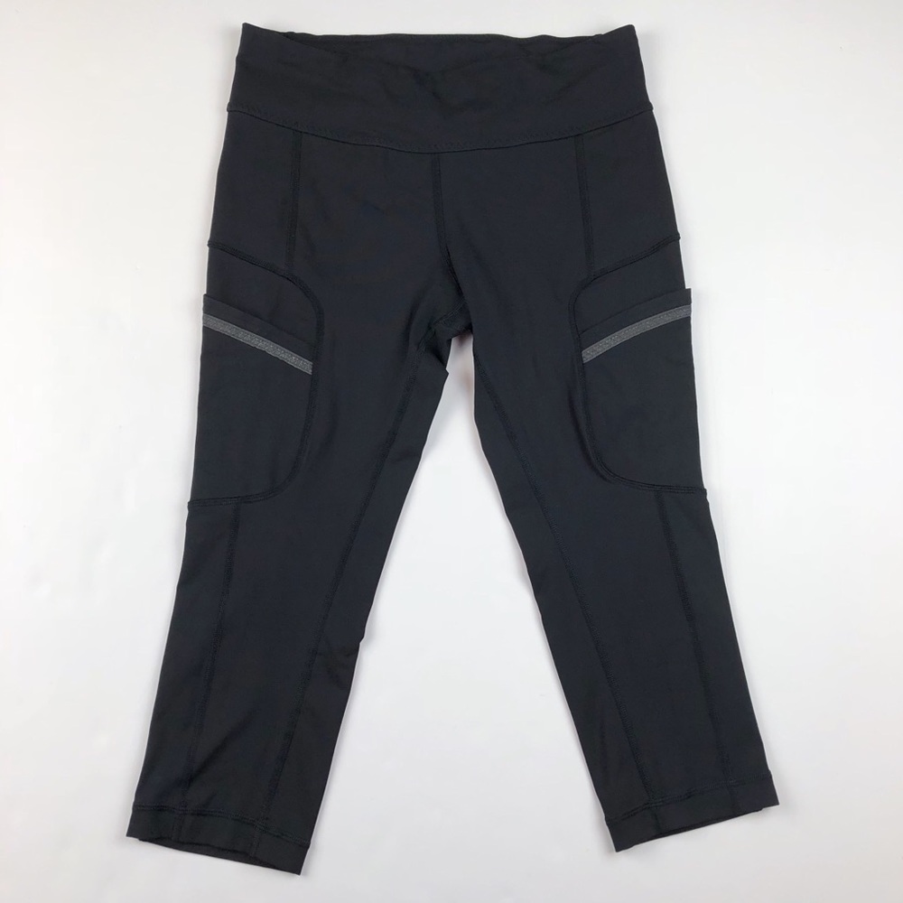 Lululemon Run Your Heart Out Crop Leggings Black
